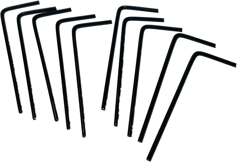 ZDingTech 10pcs 0.05 Allen Wrench sets,0.050 inch Allen Wrench,0.05 Hex Key,0.050 Hex Wrench allen key Door Key L Shaped 050 hex wrench set with Long Arm. - Image 1